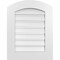 Ekena Millwork Arch Top Surface Mount PVC Gable Vent: Non-Functional, w/ 3-1/2"W x 1"P Standard Frame, 20"W x 24"H GVPAR20X2401SN - alternate 1